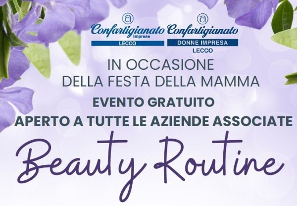Evento Movimento Donne Impresa Lecco - “Beauty Routine” 11/5/2024