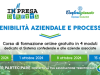 Corso gratuito online “Sostenibilità aziendale e processi ESG” dal 17/9/2024