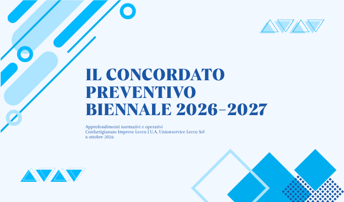 Concordato Preventivo Biennale: quali opportunità | Seminario ibrido 06/10/26 ore 18.00